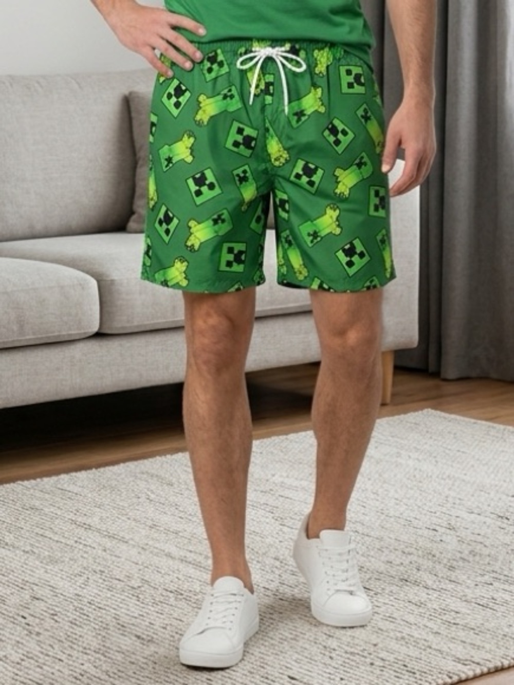 Men's Mine craft Swim Trunks